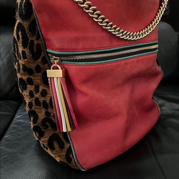 Louis Vuitton Limited Edition Flight Safari Handbag - Calfskin Leopard Chenill - Picture 7 of 8